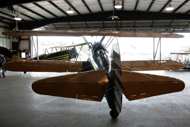 Boeing Stearman Doppeldecker A 75 N-1 - Owls Head Transportation Museum, Rockland, Midcoast Maine, USA Boeing Stearman Doppeldecker A 75 N-1 - Owls Head Transportation Museum, Rockland, Midcoast Maine, USA