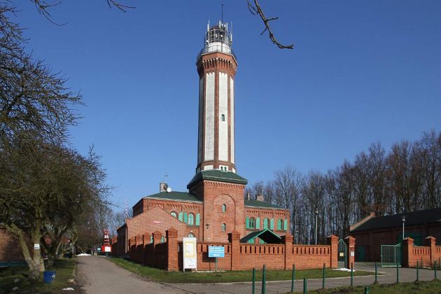 Leuchttürme Polen - Leuchtturm Niechorze im früheren Ostseebad Horst