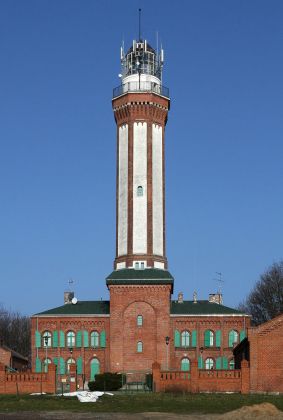Leuchttürme Polen - Leuchtturm Niechorze im früheren Ostseebad Horst Leuchttürme Polen - Leuchtturm Niechorze im früheren Ostseebad Horst
