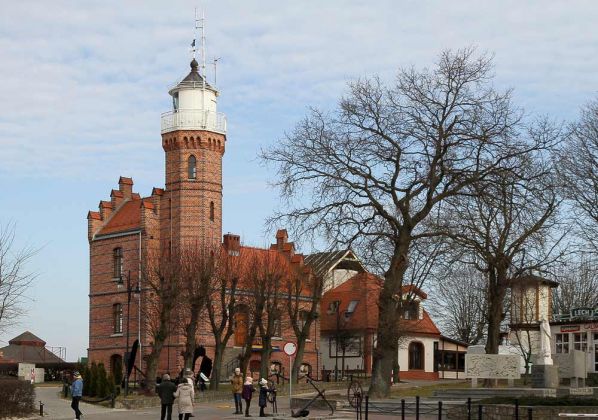 Leuchttürme Polen - Leuchtturm Ustka, früher Stolpmünde Leuchttürme Polen - Leuchtturm Ustka, früher Stolpmünde