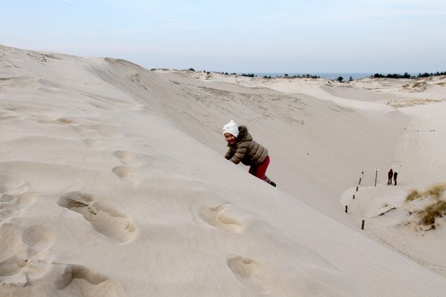Wanderdünen - Góry Białe - im Słowiński National Park bei Łeba Wanderdünen - Góry Białe - im Słowiński National Park bei Łeba