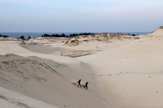 Wanderdünen - Góry Białe - im Słowiński National Park bei Łeba Wanderdünen - Góry Białe - im Słowiński National Park bei Łeba