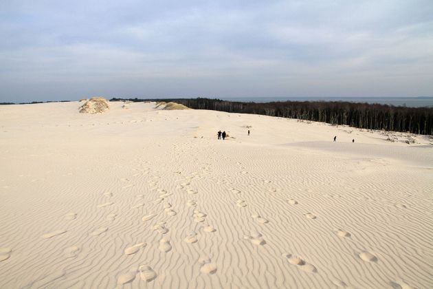 Wanderdünen - Góry Białe - im Słowiński National Park bei Łeba Wanderdünen - Góry Białe - im Słowiński National Park bei Łeba
