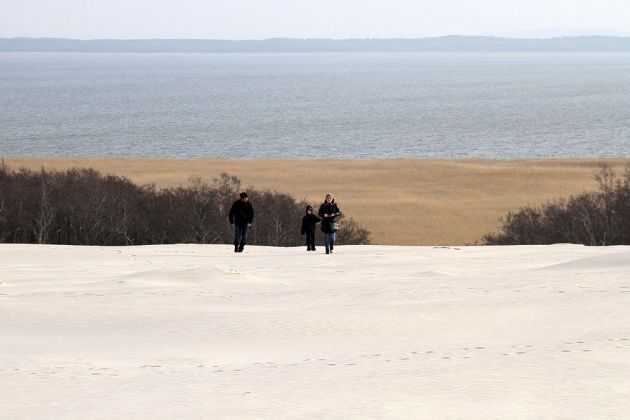 Wanderdünen - Góry Białe - im Słowiński National Park bei Łeba Wanderdünen - Góry Białe - im Słowiński National Park bei Łeba
