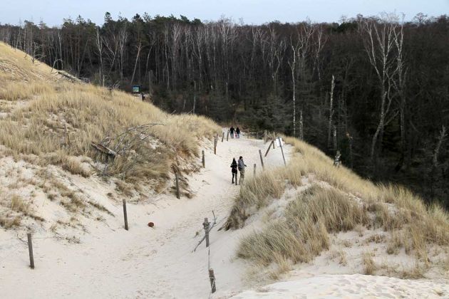 Wanderdünen - Góry Białe - im Słowiński National Park bei Łeba Wanderdünen - Góry Białe - im Słowiński National Park bei Łeba