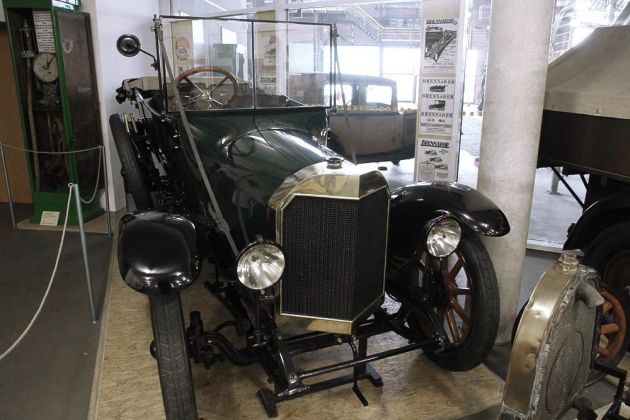 Das Brennabor Typ P Cabriolet des Baujahres 1920, Vierzylinder, 2.091 ccm, 24 PS - Industriemuseum Brandenburg/Havel  Das Brennabor Typ P Cabriolet des Baujahres 1920, Vierzylinder, 2.091 ccm, 24 PS - Industriemuseum Brandenburg/Havel