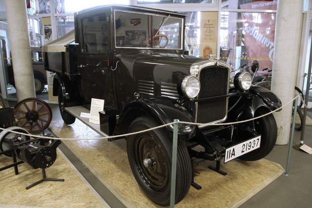 Der Brennabor Schnelllieferwagen des Baujahres 1928, 1.569 ccm, 25 PS, 70 kmh - Industriemuseum Brandenburg/Havel Der Brennabor Schnelllieferwagen des Baujahres 1928, 1.569 ccm, 25 PS, 70 kmh - Industriemuseum Brandenburg/Havel