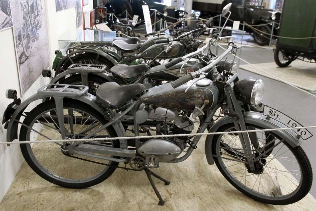 Industriemuseum Brandenburg an der Havel - einige der Leichtmotorräder von Brennabor Industriemuseum Brandenburg an der Havel - einige der Leichtmotorräder von Brennabor
