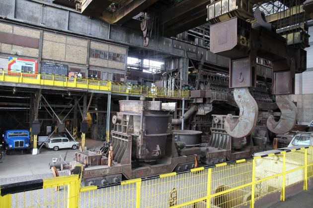 Das ehemalige Stahlwerk Brandenburg an der Havel beherbergt jetzt das Industriemuseum mit kleiner Fahrzeugausstellung Das ehemalige Stahlwerk Brandenburg an der Havel beherbergt jetzt das Industriemuseum mit kleiner Fahrzeugausstellung