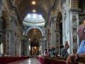 Städtereise Rom - Innenansicht des Petersdoms