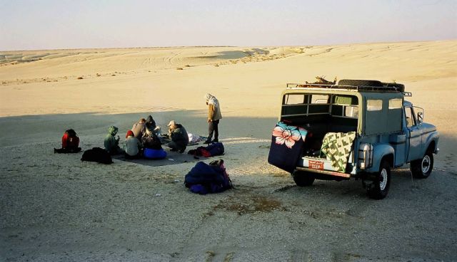Saharafahrt Bahariya-Farafra - Übernachtung im Grossen Sandmeer der libyschen Wüste