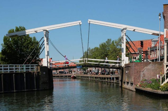 Zugbrücke am Wierdijk - Enkhuizen am Ijsselmeer
