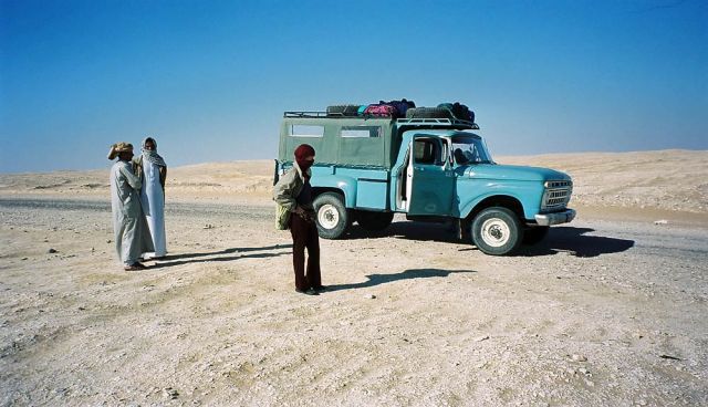Die Piste durch die libysche Wüste in Ägypten Die Piste durch die libysche Wüste in Ägypten