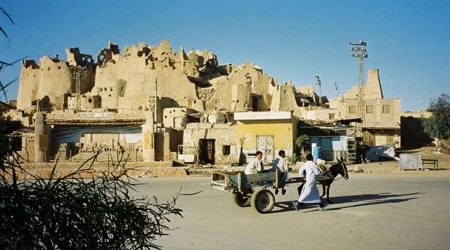 Oase Siwa in der Libyschen Wüste - Marktplatz und Altstadt Shali