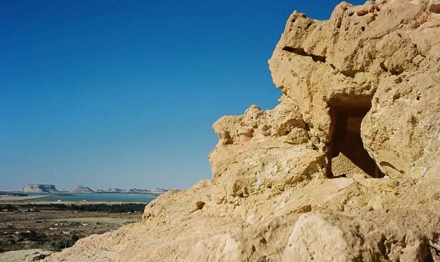 Burgberg von Aghurmi - Oase Siwa in der Libyschen Wüste Burgberg von Aghurmi - Oase Siwa in der Libyschen Wüste