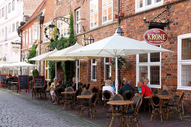 Hansestadt Lüneburg - Kronen-Brauerei, Grapengießerstrasse Hansestadt Lüneburg - Kronen-Brauerei, Grapengießerstrasse