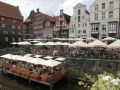 Hansestadt Lüneburg - der berühmte Stintmarkt an der Ilmenau