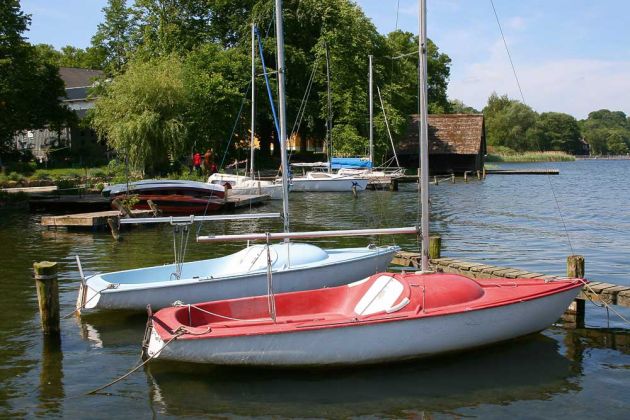Inselstadt Ratzeburg - Segelboote am Grossen Ratzeburger See Inselstadt Ratzeburg - Segelboote am Grossen Ratzeburger See