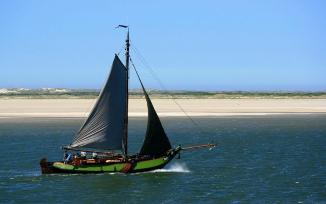 Segeln im Wattenmeer von Holland
