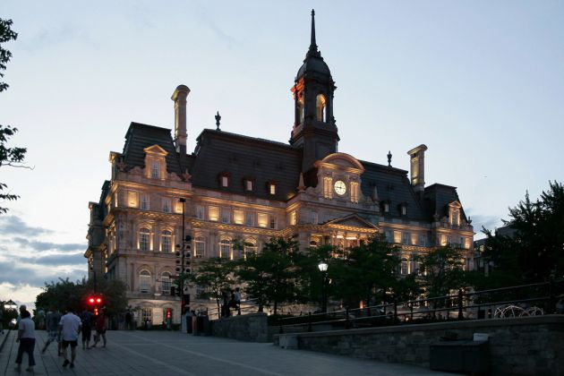 Weltstädte - Montreal, das Rathaus - Quebec, Kanada Weltstädte - Montreal, das Rathaus - Quebec, Kanada