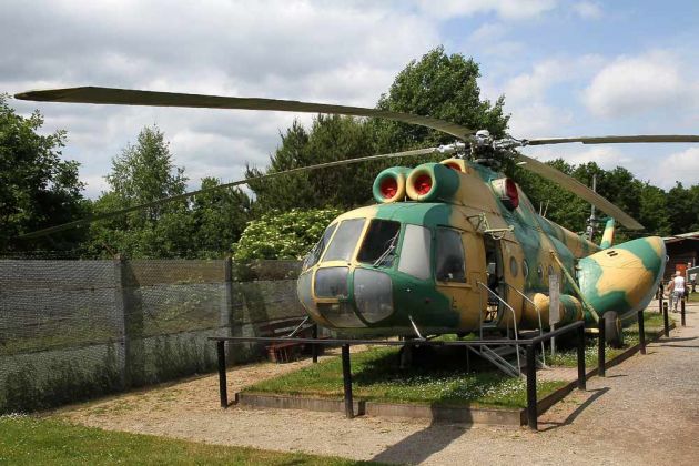 Grenzmuseum Schifflersgrund - Transport-Hubschrauber MIL Mi 8 - mittlerer sowjetischer Transporthubschrauber der DDR-Grenztruppen
