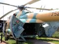 Grenzmuseum Schifflersgrund - Transport-Hubschrauber MIL Mi 8 mit geöffneter Heckklappe, mittlerer sowjetischer Transporthubschrauber der DDR-Grenztruppen