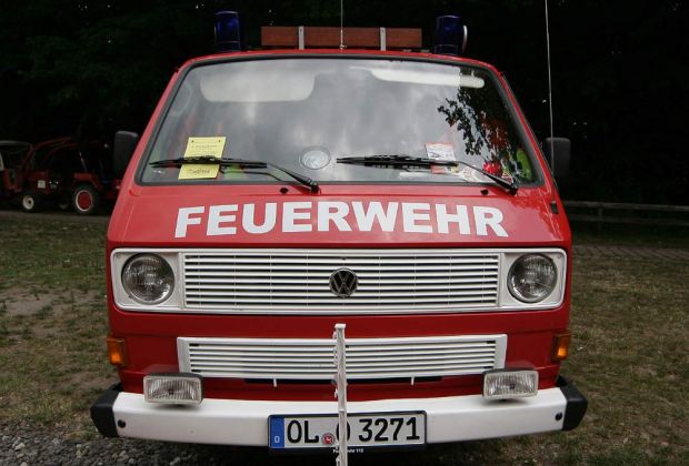 Feuerwehr-Einsatzfahrzeug - Volkswagen Transporter T 3, Baujahre 1972 bis 1992