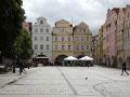 Barocke Patrizierhäuser am Rathausplatz von Jelenia Gora