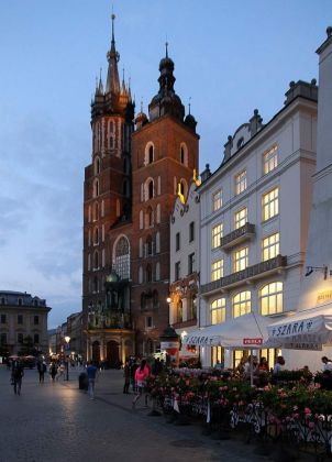 Marienkirche, Bazylika Mariacka in Krakau - Rynek Główny, der Marktplatz 