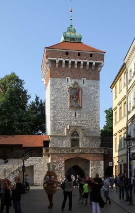 Städtereise Krakau - Florianstor in der Altstadt 