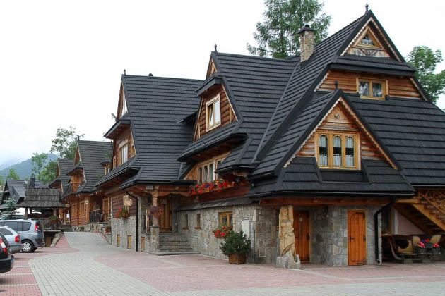Zakopane im Nationalpark Hohe Tatra - die Bambis Cottages, zu denen unsere Unterkunft gehörte Zakopane im Nationalpark Hohe Tatra - die Bambis Cottages, zu denen unsere Unterkunft gehörte