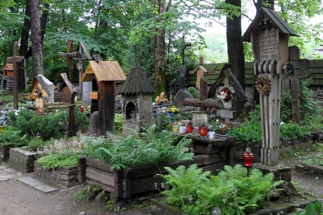 Zakopane im Nationalpark Hohe Tatra - der historische Friedhof Zakopane im Nationalpark Hohe Tatra - der historische Friedhof