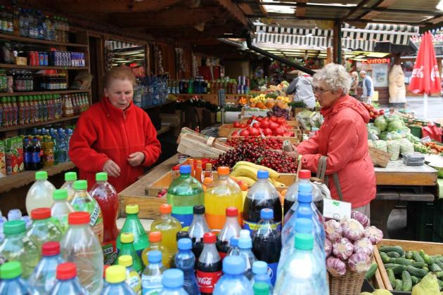 Zakopane im Nationalpark Hohe Tatra - Marktstand