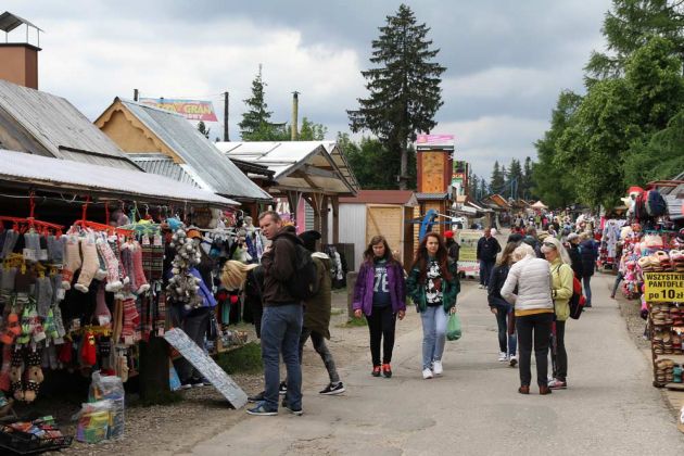 Auf dem Gubałówka, der Markt dem Hausberg Zakopanes Auf dem Gubałówka, der Markt dem Hausberg Zakopanes