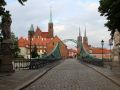 Dominsel Breslau - die Dombrücke, Städtereise Breslau