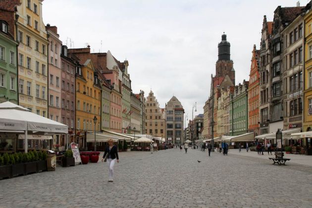 Rynek Wrocław - der 'Ring', Marktplatz von Breslau Rynek Wrocław - der 'Ring', Marktplatz von Breslau