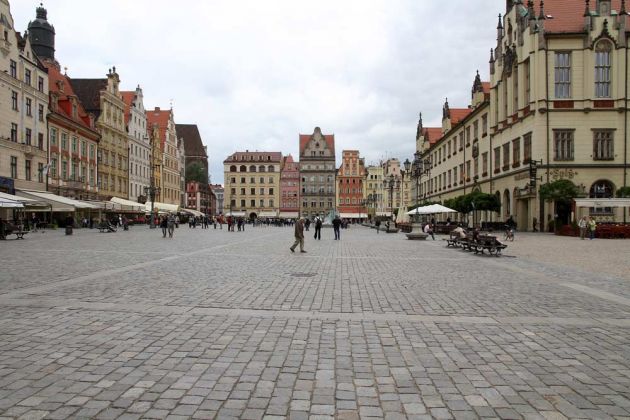 Städtereise Breslau - Rynek Wrocław - der 'Ring', Marktplatz von Breslau Städtereise Breslau - Rynek Wrocław - der 'Ring', Marktplatz von Breslau