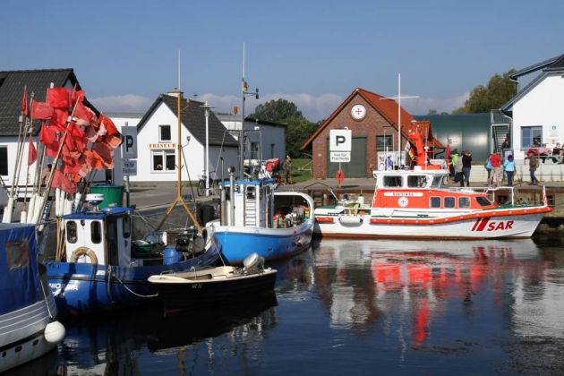 Vitte auf Hiddensee - Hafen in Vitte Vitte auf Hiddensee - Hafen in Vitte