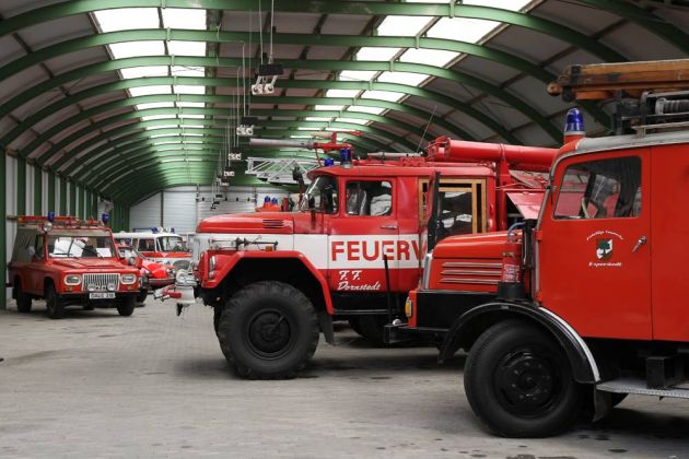 Technik- und Museumspark Merseburg - ein Blick in die Feuerwehr-Halle
