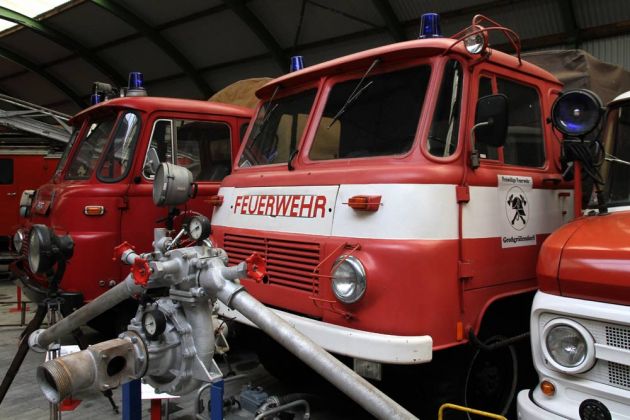 Feuerwehr Robur-LO 1801 A mit Vorbaupumpe - Baujahr 1969