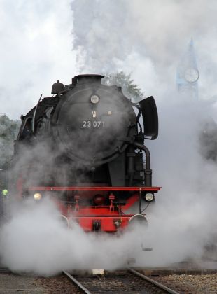 Dampflok Baureihe 23 - Die Dampflokomotive 23 071 in Beekbergen bei Apeldoorn in den Niederlanden Dampflok Baureihe 23 - Die Dampflokomotive 23 071 in Beekbergen bei Apeldoorn in den Niederlanden