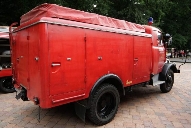 Borgward-Feuerwehr TLF 8 - Baujahr 1959 - Borgward B 2000, 82 PS 6-Zylinder