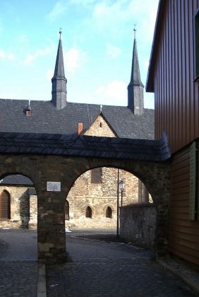 Wernigerode, Harz - an der St. Johanniskirche Wernigerode, Harz - an der St. Johanniskirche