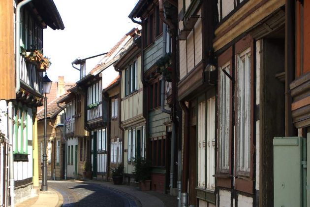 Wernigerode am Harz - Fachwerk-Gasse Wernigerode am Harz - Fachwerk-Gasse