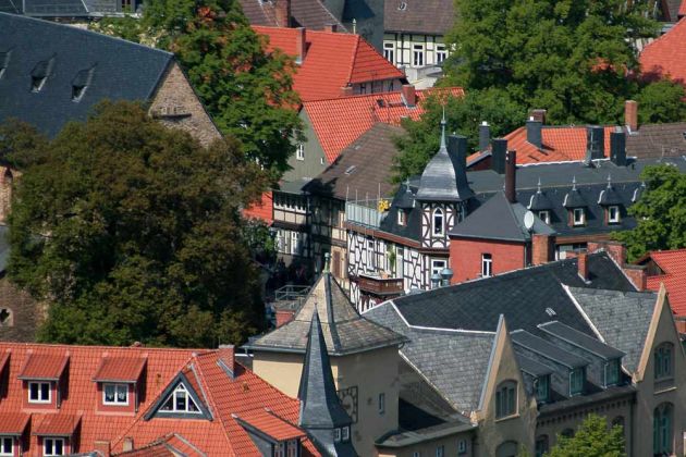 Wernigerode am Harz - über den Dächern der Stadt Wernigerode am Harz - über den Dächern der Stadt
