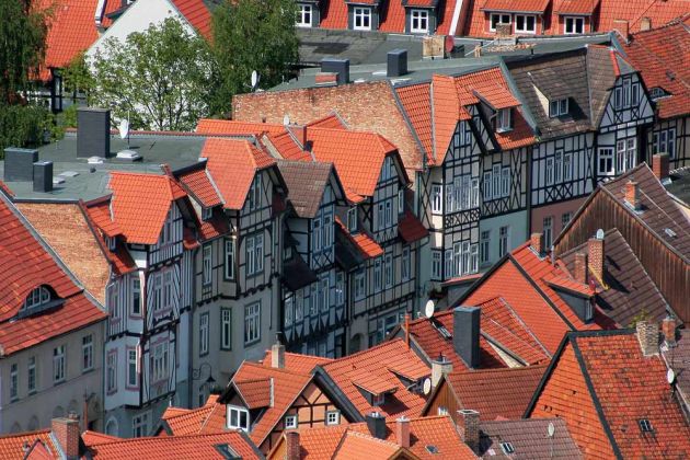 Wernigerode am Harz - über den Dächern der Stadt Wernigerode am Harz - über den Dächern der Stadt