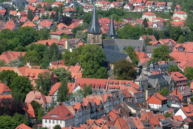 Wernigerode am Harz - über den Dächern der Stadt Wernigerode am Harz - über den Dächern der Stadt