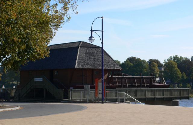 Magdeburg - die Flusswassermühle Magdeburg - die Flusswassermühle
