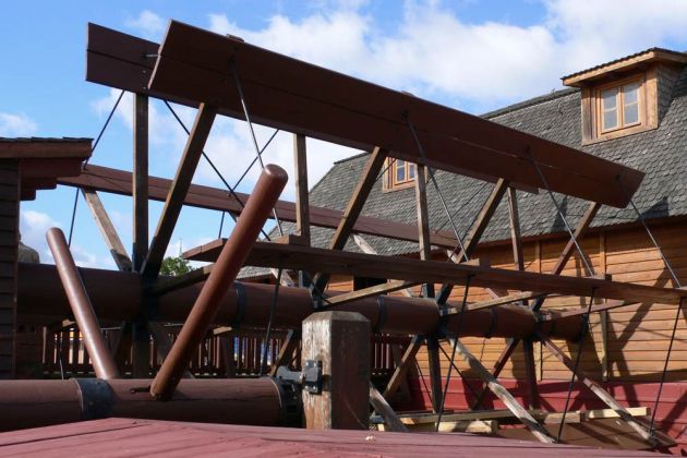 Magdeburg - die Flusswassermühle Magdeburg - die Flusswassermühle