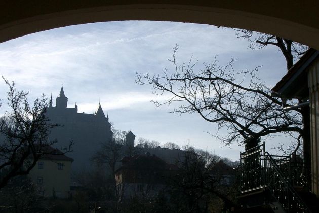 Wernigerode, Harz - Hotel am Anger, Blick auf das Schloss Wernigerode, Harz - Hotel am Anger, Blick auf das Schloss